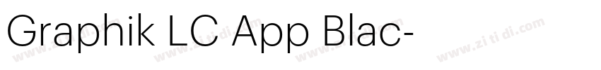 Graphik LC App Blac字体转换